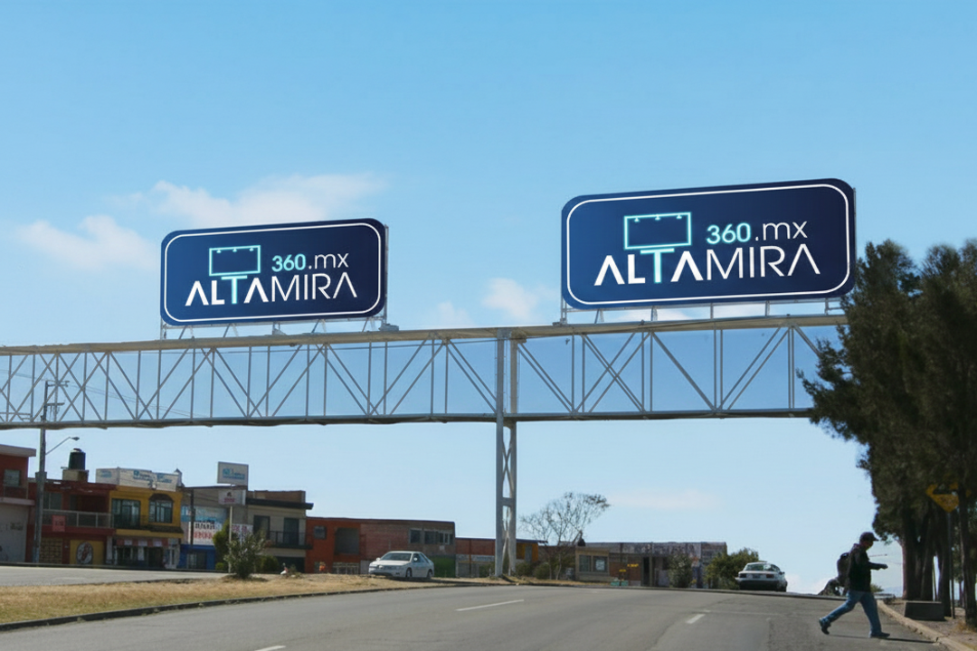 Vallas y puentes publicitarios de gran formato